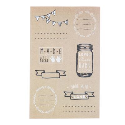 Kitchen Pantry 28pc Kraft Paper Label Set